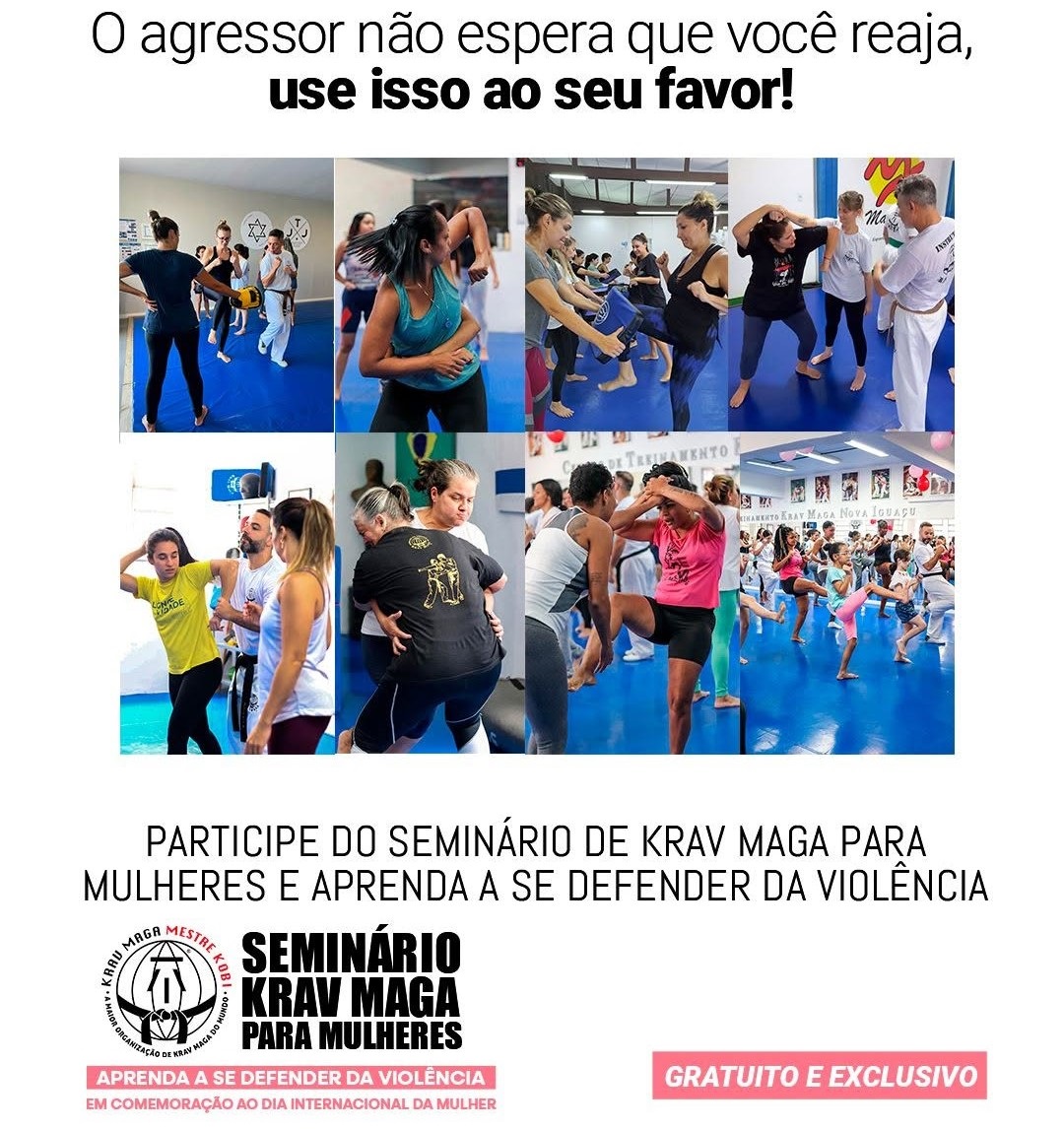 Seminário de Defesa Pessoal para Mulheres